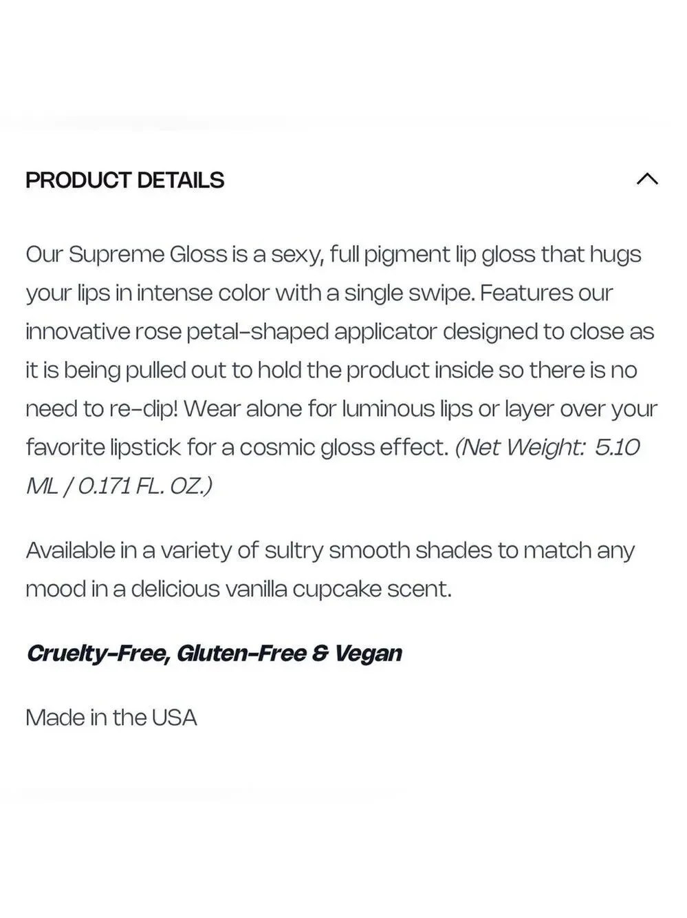 Jeffree Star Supreme Gloss Top Shelf Brown Vegan Lip Gloss BNIB